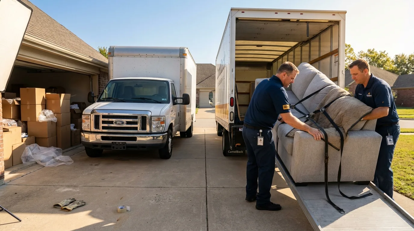 DIY truck vs professional crew comparison in Delmont