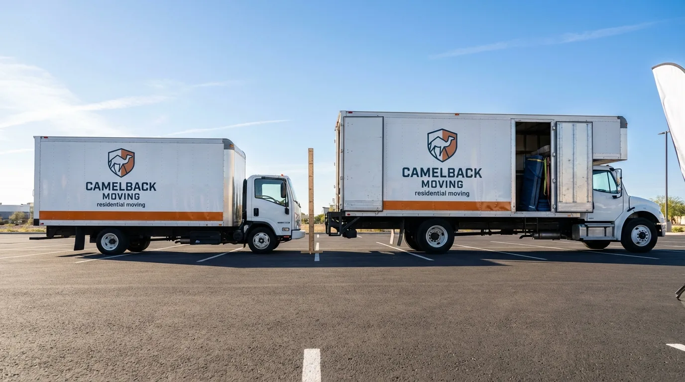 Moving truck size capacity guide in Delmont